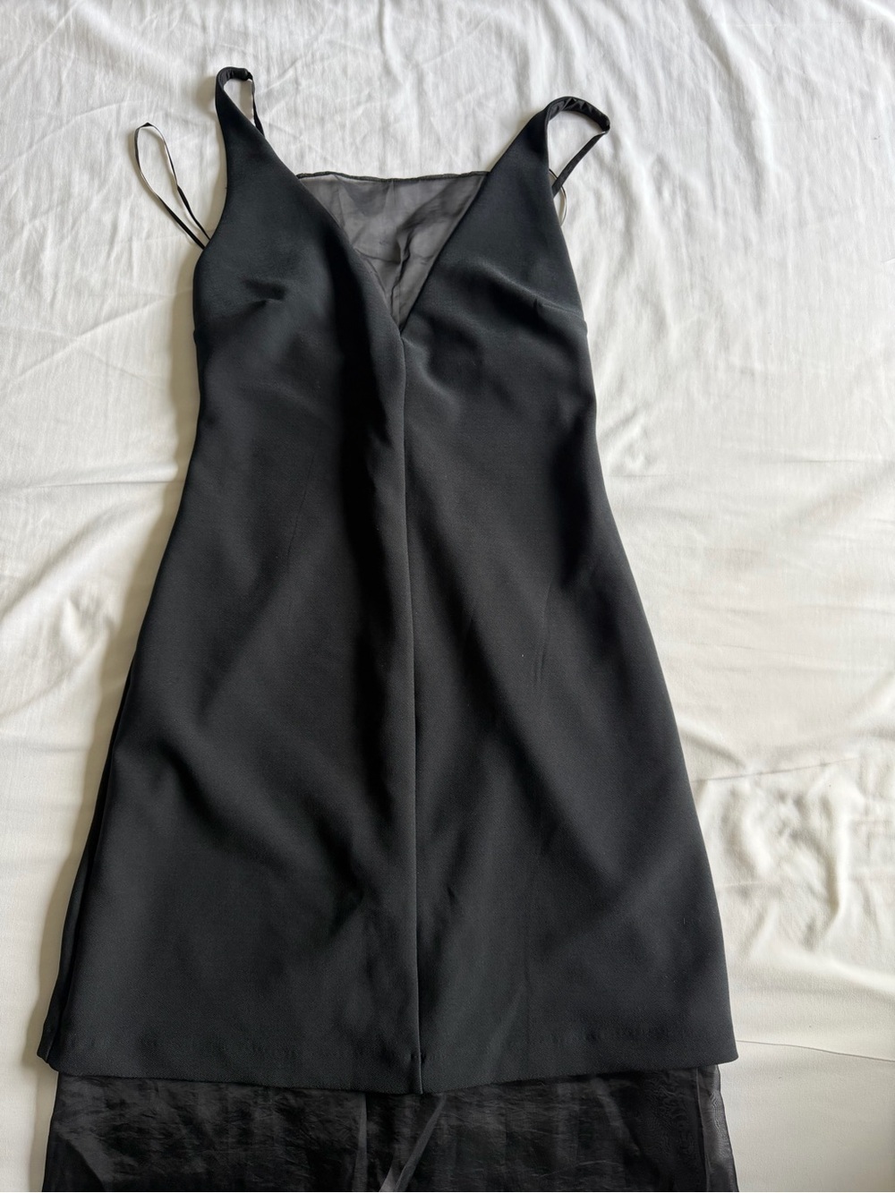 Abercrombie & Fitch Black Layered Strapless Top